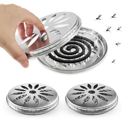 3 Sivrisinek Bobini Braketi, Dış Sivrisinek Spiral Kapı, Paslanmaz Çelik Sivrisinek Spiral Kutusu, Ev, Bahçe, Kamp için Kullanılır