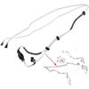 Direct Replacement Fuel Line Pipe Fuel Line Pipe Hose Replacement Automotive Repair Direct Fit Plastic Material