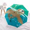 1pc Sloth Swimming Automatic Folding Umbrella - Compact 8-Rib Design, Durable Plastic & Iron, Lightweight for Outdoor Daily Use007