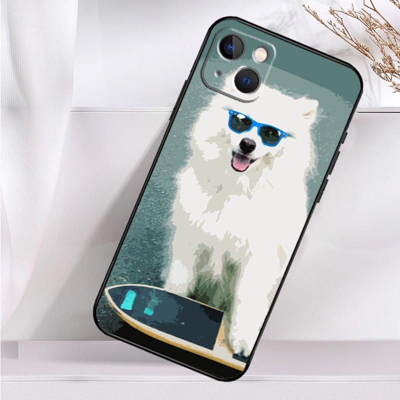 Samoyed Puppy Shockproof Case For iPhone 17 Pro Max 11 14 15 16 Plus 12 13 Mini 16e 17 Air Phone Cover