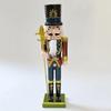 Festive Wooden Nutcracker Figurine - Handcrafted Holiday Decoration
