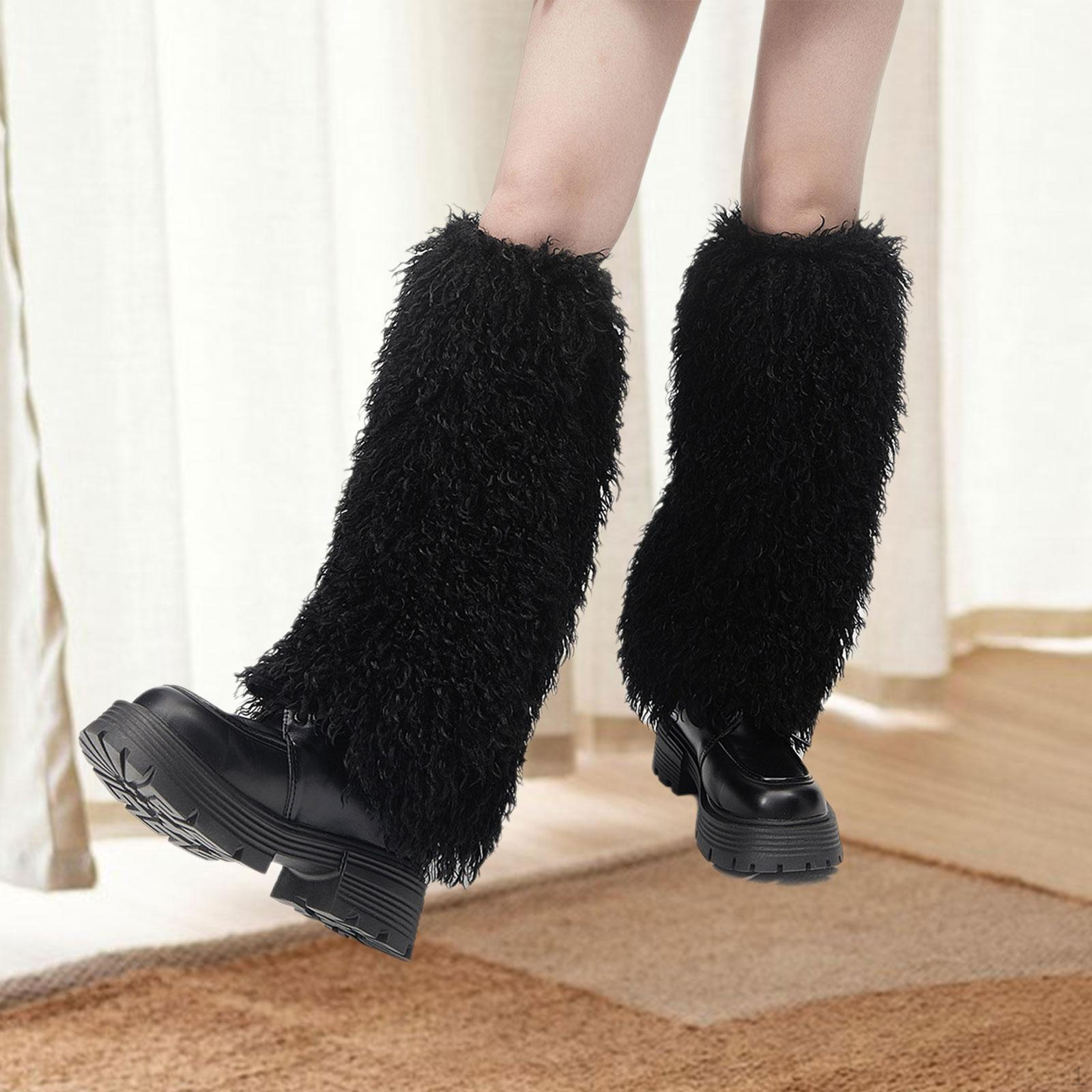 

Мягкие гетры, аксессуары для косплея, удобные для ношения, мягкие, легко чистящиеся, длинные носки чёрный