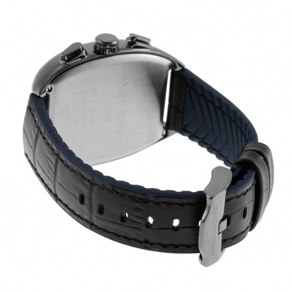 [Angel Clover] Watch DOUBLE PLAY SOLAR Black Dial Stainless Steel Solar 44MM Regular Warranty DPS38GY-BK Men's
