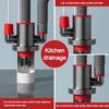 Sealing Ring Kitchen Basin Sewer Branch Multifunctional Drainage Water Pipe Joint  Universal