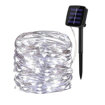 Solar LED Light Outdoor Waterproof Fairy Light Garland Christmas Decor Wedding Garden Party Yard New Year's Eve Decorations