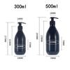 300ml/500ml Portable Travel Refill Empty Pump Bottle Bathroom Shampoo Shower Soap Dispenser Kitchen Dish Hand Liquid Sub-bottle