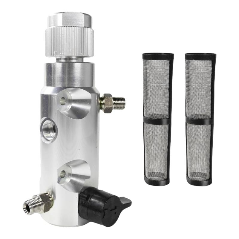 

Безвоздушный распылитель Фильтр Обратные клапаны Фильтр для краски Насос Жидкостный Коллектор Фильтр в сборе Замена 15G455 Легко установить 1