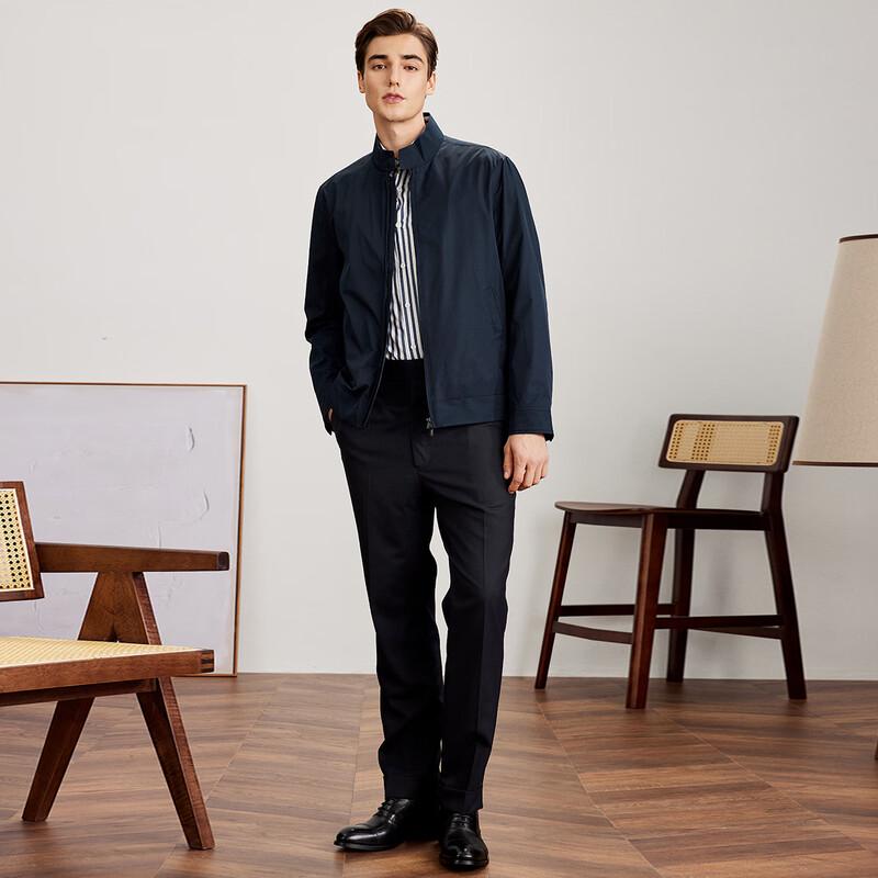 Shanshan Men's Harrington Stand Collar Jacket