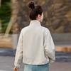 Fashion Short Coat Spring New Casual Versatile Jacket Femininity Design Small Stand-up Collar Top