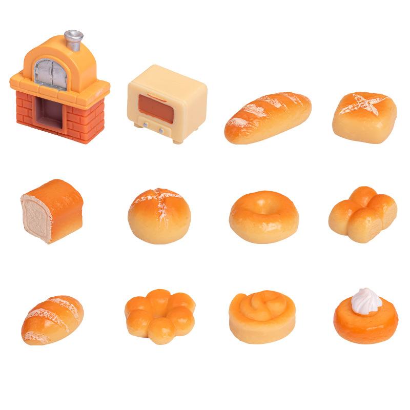 Simulare Mâncare Jucărie Pâine Realistă Prăjitură Model Punct Micro-peisaj DIY Accesorii Decorative Ornamente Miniaturale