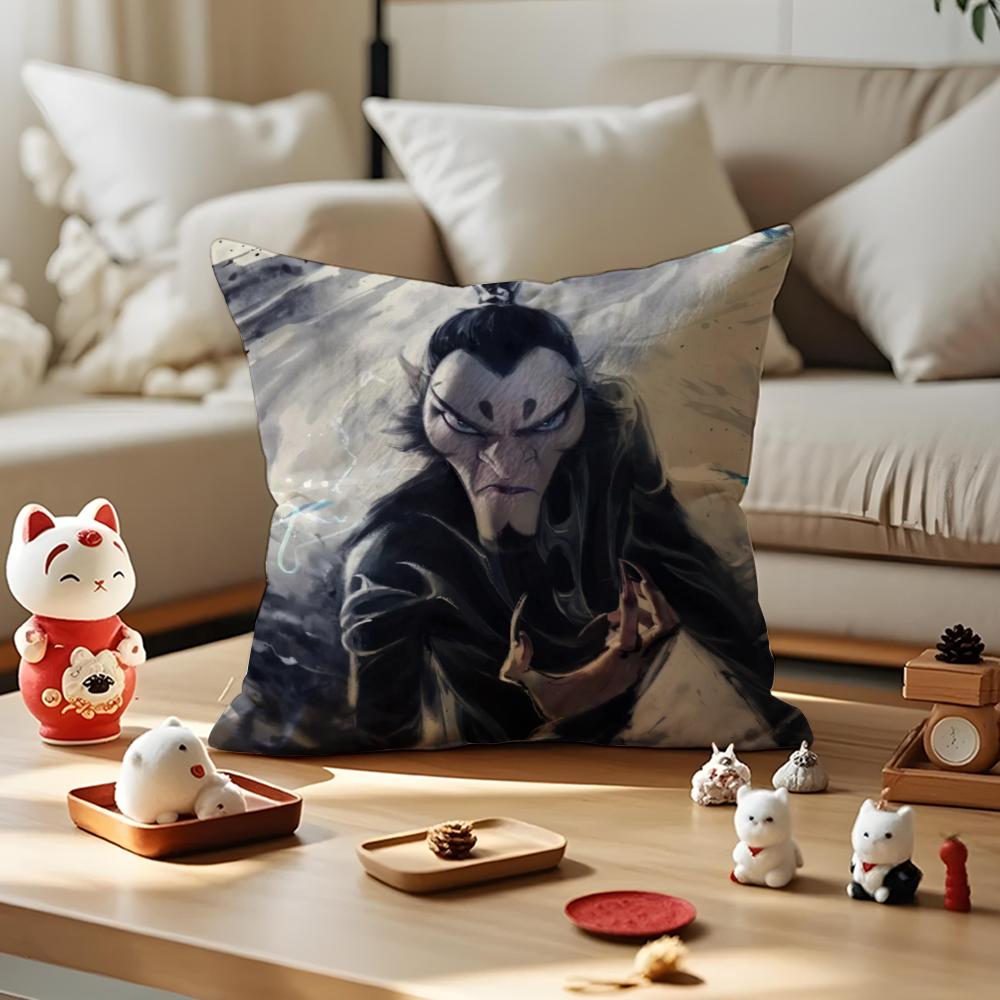 НЕ ЧЖА Рождение Демона Наволочка Anti-dustmite Наволочка Невидимая Молния Шелковистый Короткий Плюш Наволочка для Дивана 30X30cm