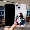Kawaii Anime Girl Luxury Transparent Phone Case For IPhone 17 16 15 Pro Max 14 13 12 11