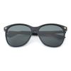 Gucci Comfortable Large Frame Bee Collection Plate Frame Butterfly Sunglasses Women's Asian Edition Black