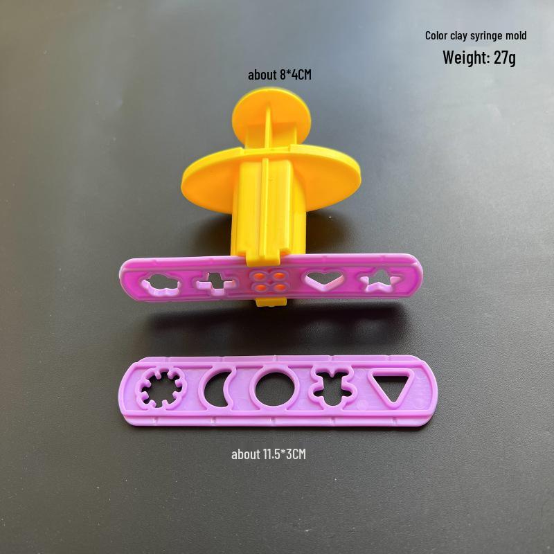 Children's DIY Color Clay Craft Kit: Includes Leather Clay, Glue Machine, Needle Cylinder, Noodle Maker, Dessert, Cake, and Bread Making Tools.