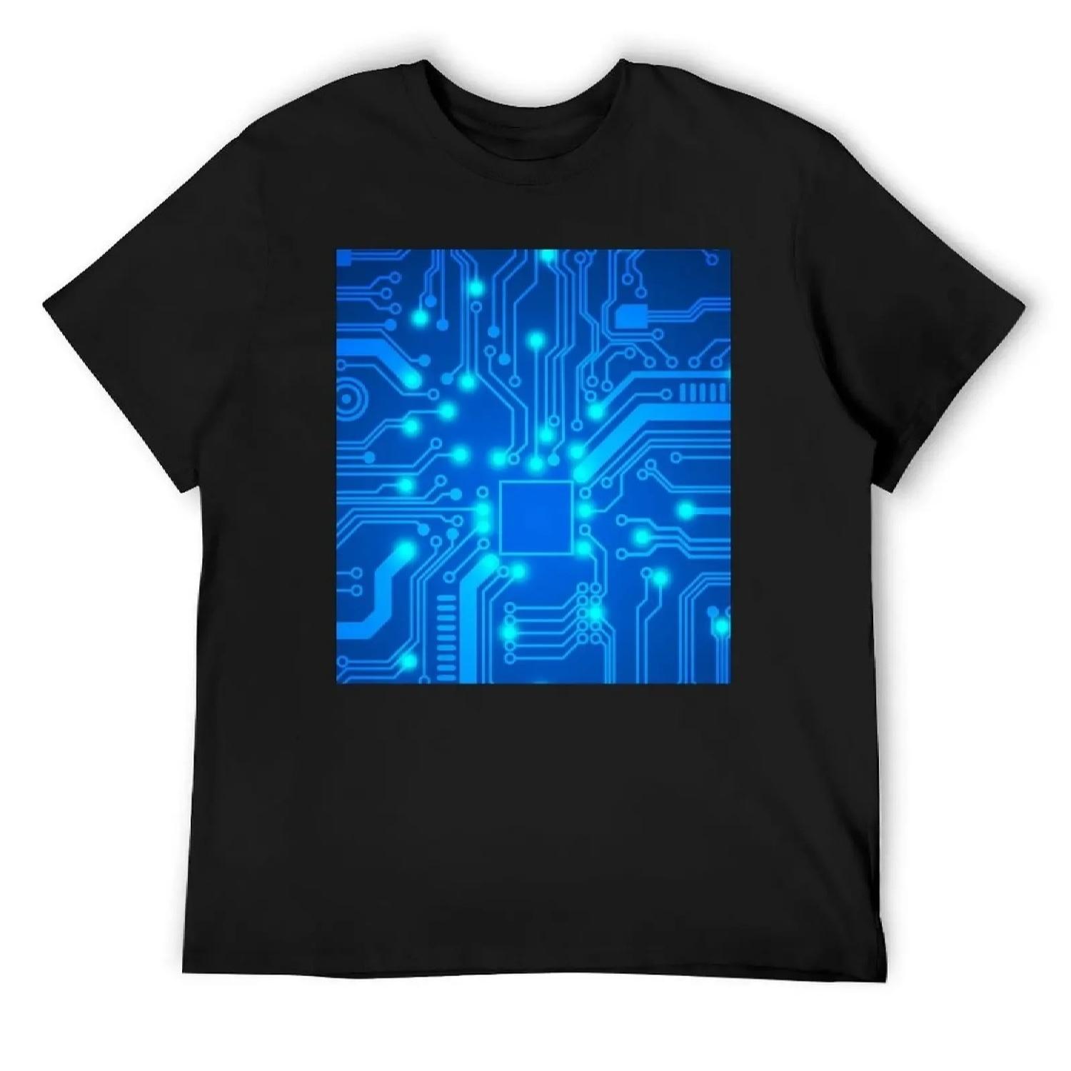 

Circuit board T-Shirt customs sublime funny meme t-shirts street wear mens graphic t-shirts anime XXXXXL різнокольоровий