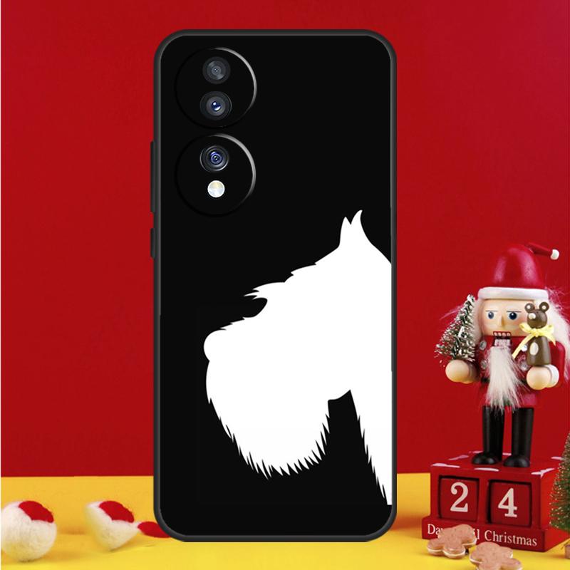 Cartoon Schnauzer Dog Case For Honor Magic 7 6 5 Pro V5 Honor X9c X9b X9a X8a X8b X7a 50 70 90 200 400 Lite Cover