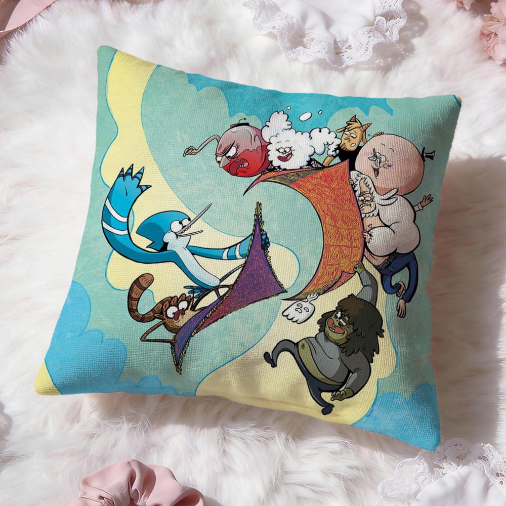 R-Regular S-Show Cushion Cover Premium Comfort Reversible Pillow Cove -Two in One Design for Any Room & Car Interior