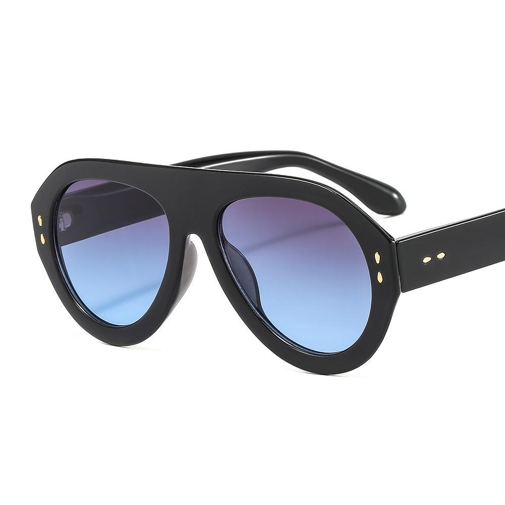 QSKY Retro Oval Women Sunglasses Cheap Trendy Big Sunglasses 2025 Fashion Custom Sunglasses for Women