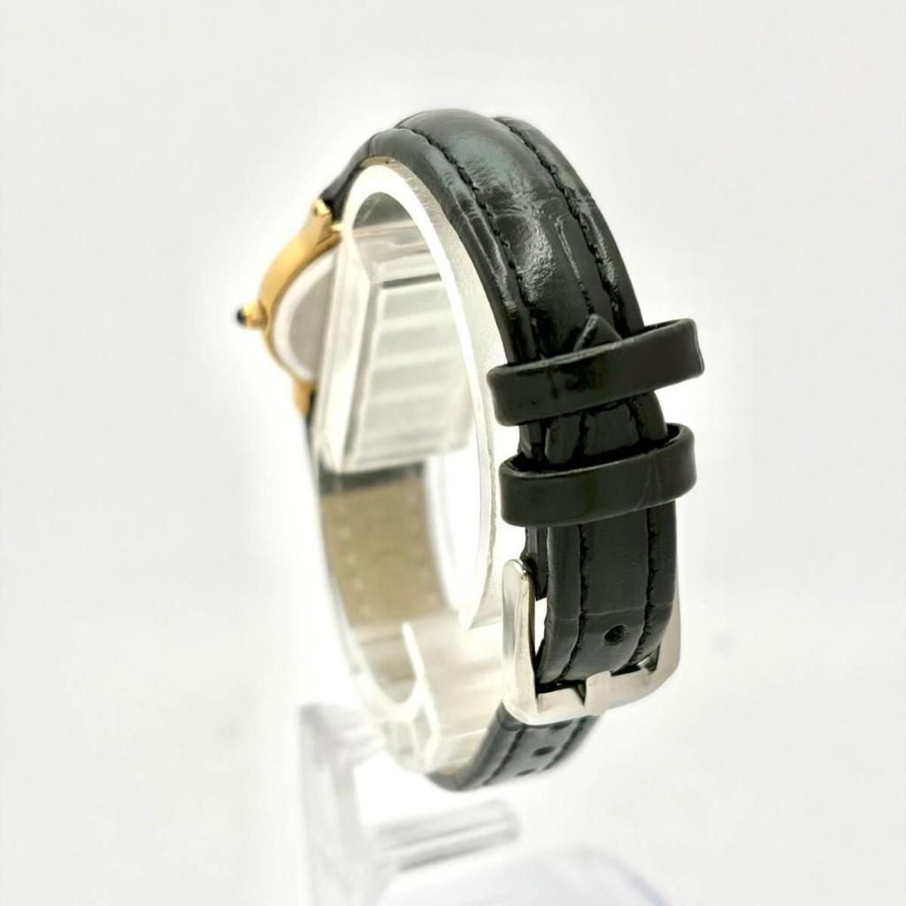 Used [Good Condition/New Battery] SEIKO Exceline Ladies Watch Gold Roman 7320-0390 893506 New Belt