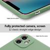 Original Square Liquid Silicone Phone Case For IPhone 13 14 12 11 Pro Max Mini X XR XS Max 7 8 6s Plus Shockproof Soft Case