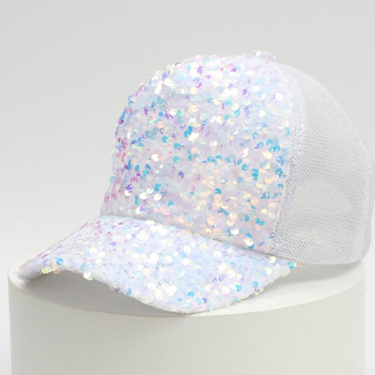 Outdoor Mesh Hat Adult Full Sequins Baseball Caps for Teen Travel Camping