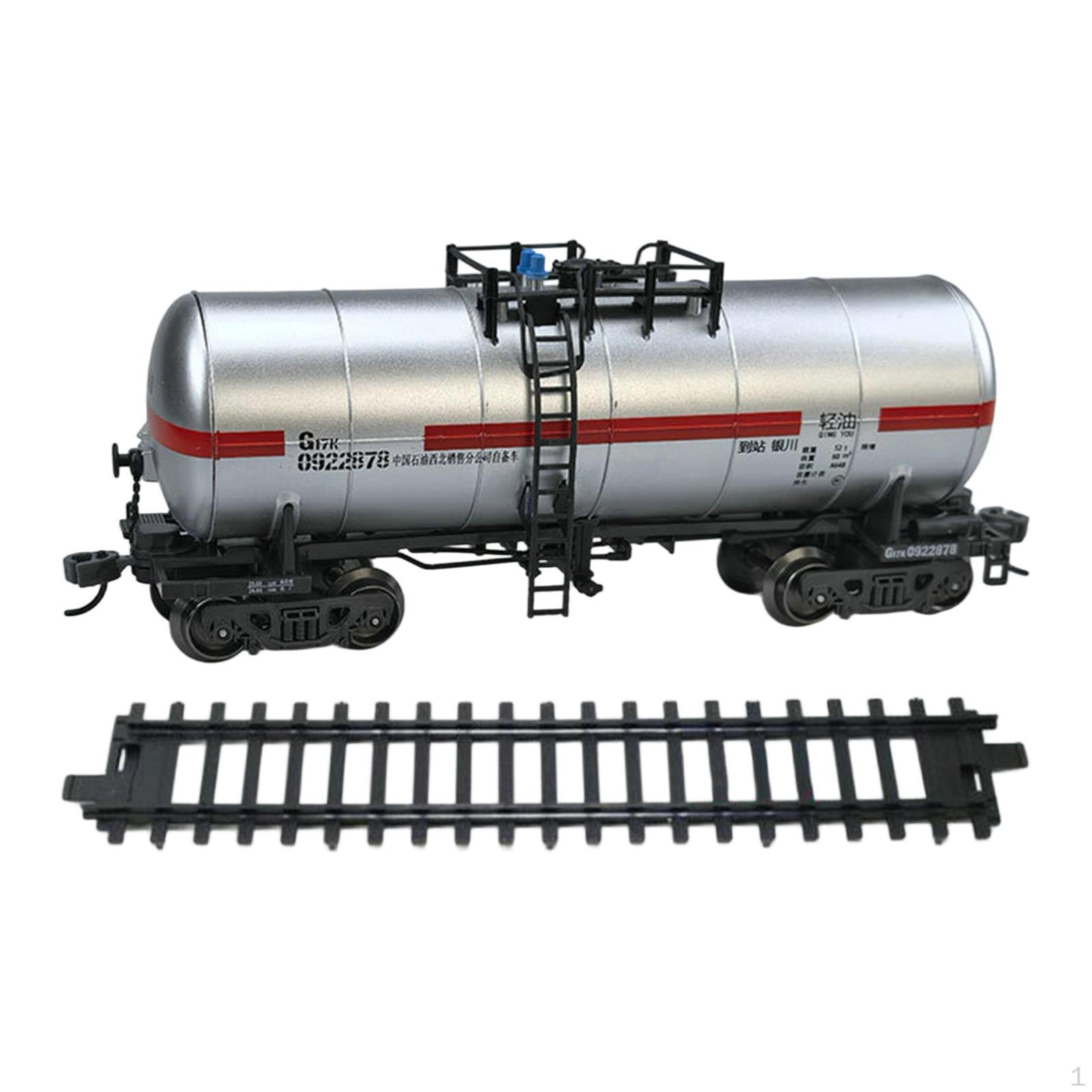 

1:75 Scale Miniature Railway with Tracks, Ideal As Home Decor, Gift Idea, Collectible Or Birthday Silver