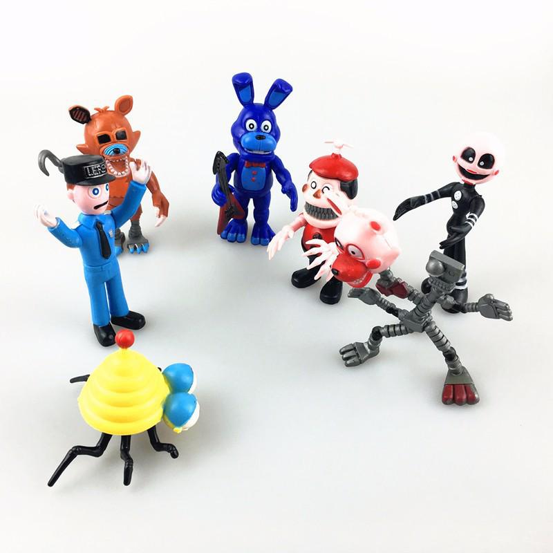 12pcsset 5115cm Five Nights At Freddys Figure Bear Doll Action Figures Toy