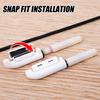 10Pcs Night Fishing Rod Tip Lights with 10Pcs CR425 Batteries LED Glow Stick Bite Alarm Indicator Light for 1.8-2.7mm Rod Tip