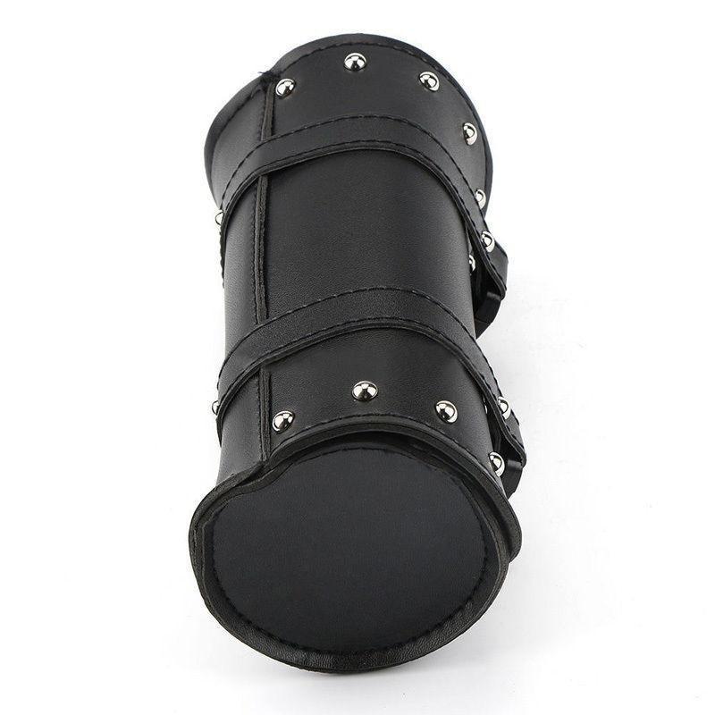 Universal Motorcycle Saddlebag Tool Bag Mounting Strap Round Fork Bag For Harley