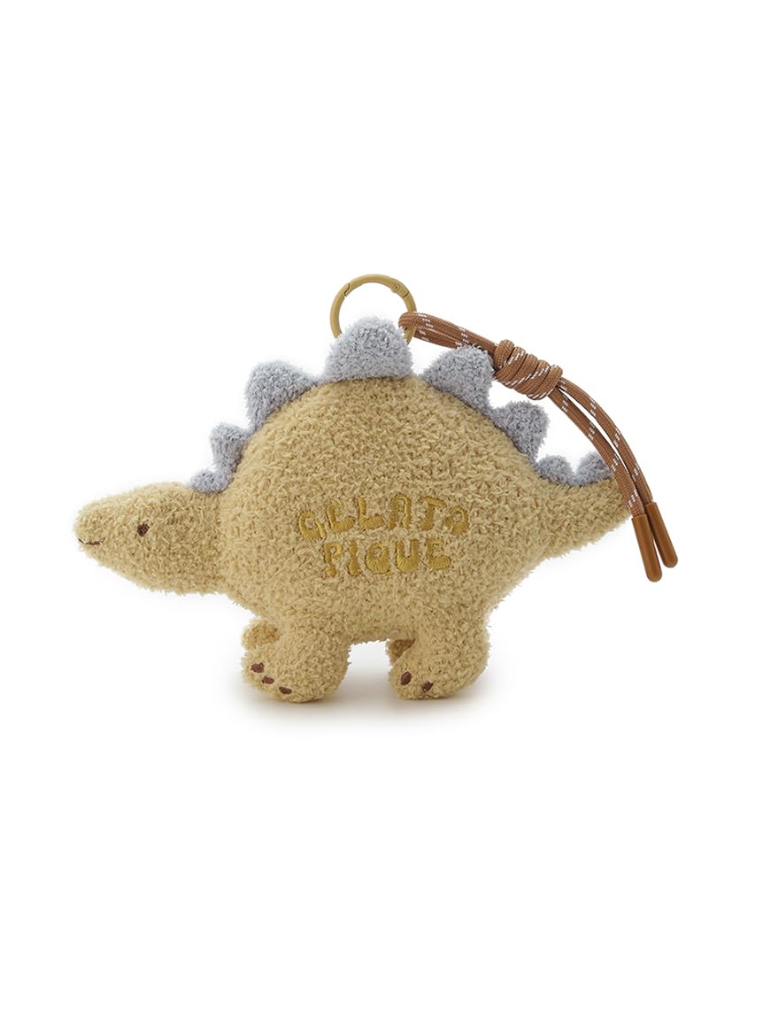 Gelato Pique Dinosaur Knit Charm Pouch PWGB261683 YEL Free Size Women s