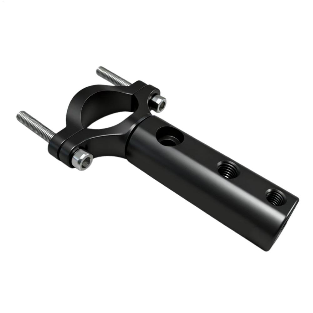 

Motorcycle Headlight Mount Aluminum Alloy Extension Bracket for Scooter Rearview Mirror, Universal for Commuting & Touring чёрный