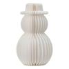 Eco Friendly White Honeycomb Snowman Christmas Decoration Snowman Home Accents For Winter Home Shop Window Display