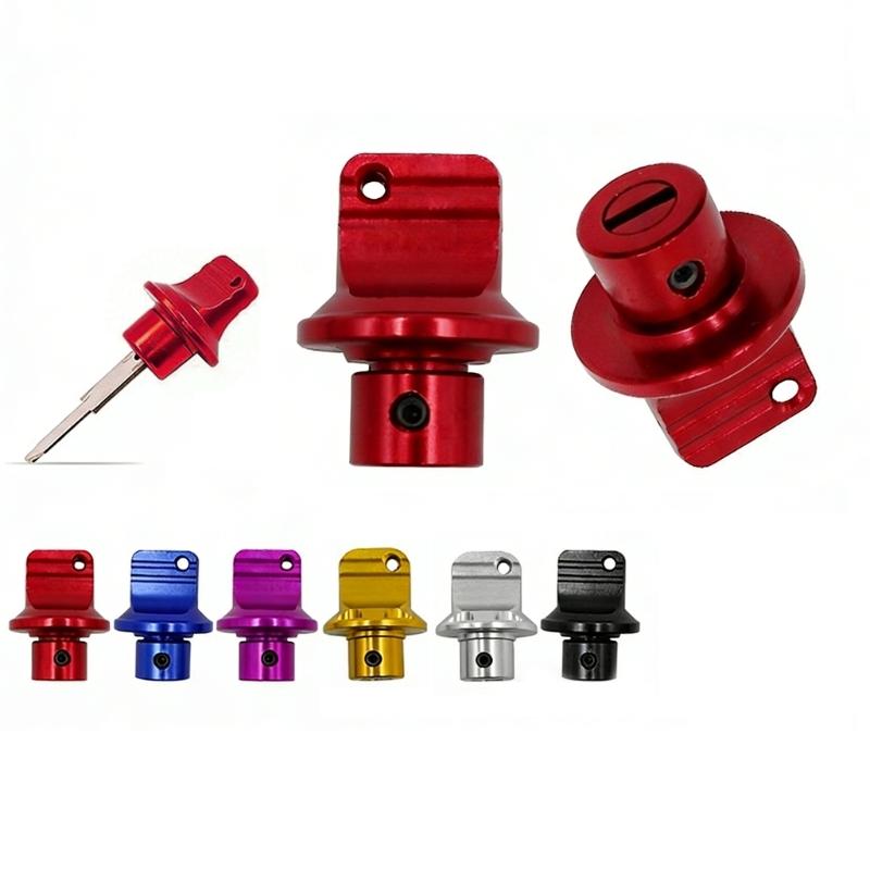 Key Modified Accessories Motorcycle Lock Key Head Cover Aluminum Alloy Key Bit Motorbike Key Head Mouldings Easy Install
