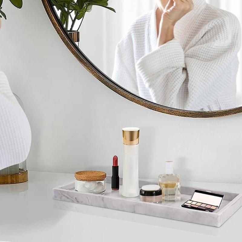 Parfüm-Silikon-Tablett Praktische Schmuckaufbewahrungs-Tabletts Badezimmer-Arbeitsplatten-Organizer Dekoratives Aromatherapie-Tablett