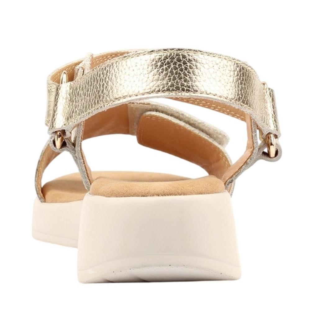 Lunar Womens/Ladies Lark Leather Wedge Sandals
