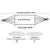 Thick Canvas Camping Hammock Good Load-bearing Swing Hammock Hanging Bed  Beach Leisure Activities