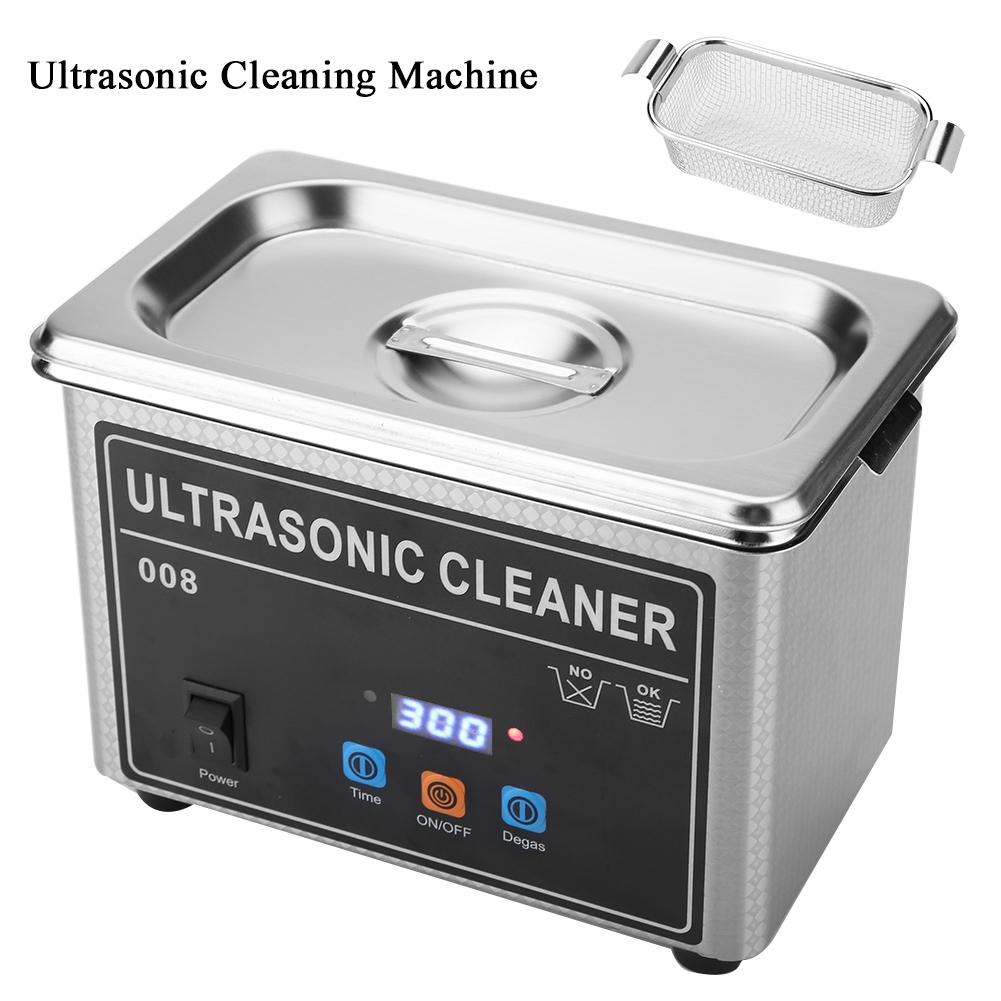 Máquina de limpeza ultrassônica CJ-008 para joias, relógios, óculos e dentaduras