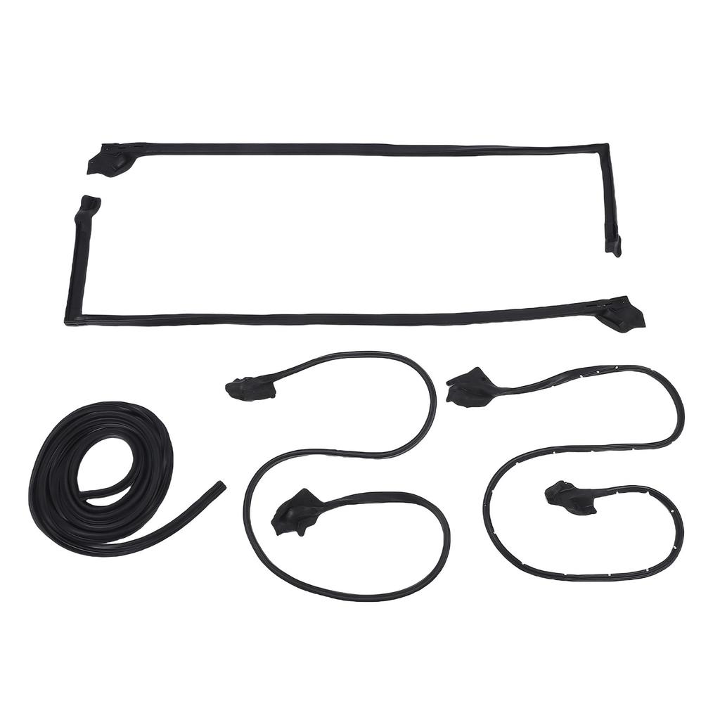 5 PCS Car Weatherstrip Seals Kit Left Right Door Roof Trunk Weatherstrip Gasket Seal RR7002 Replacement for Firebird