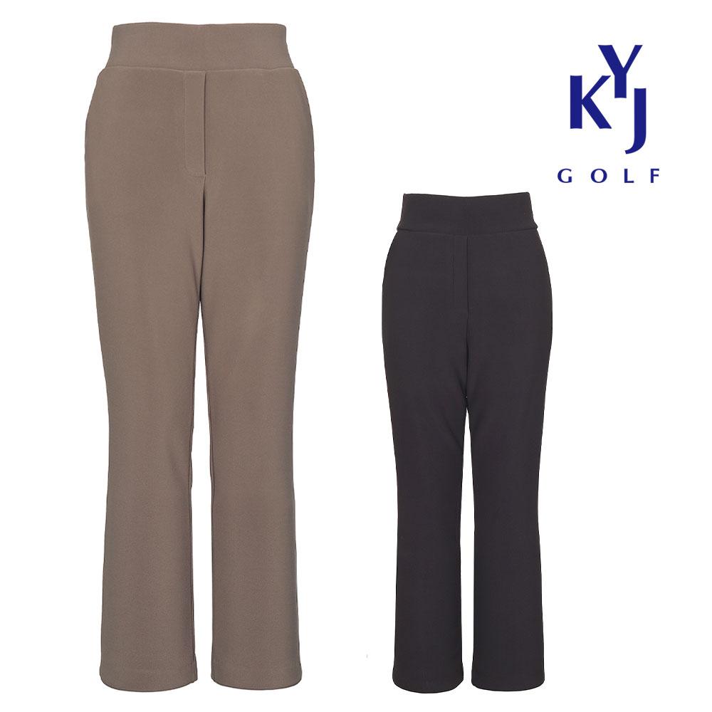 KIM YOUNG JOO GOLF Women'S Flare Bootcut Pants Shapewear Winter Fleece-Lined Spandex Golf Pants Knwlsl78