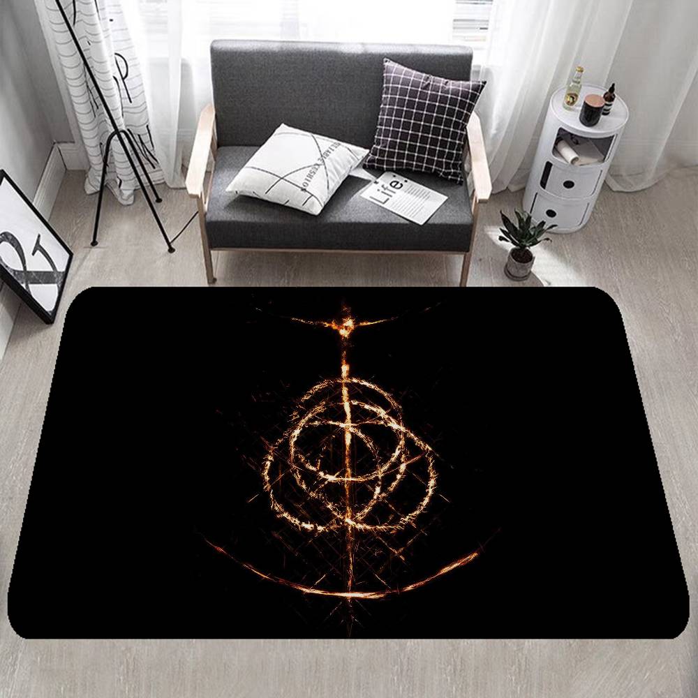 Tappeto da Corridoio Gioco Classico E-Elden R-Ringes Lavabile Antiscivolo Tappetino per Zona Soggiorno Divano Sedie Tappeto per Ingresso Cucina Tappeto