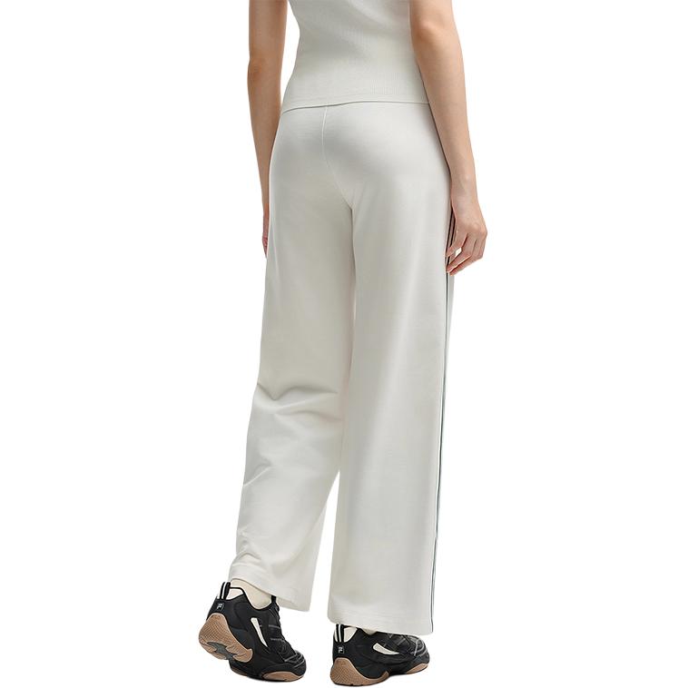FILA Orkinale Cotton Comfortable Versatile Mid-Rise Knit Sports Pants Women bottoms F11W539601FWT