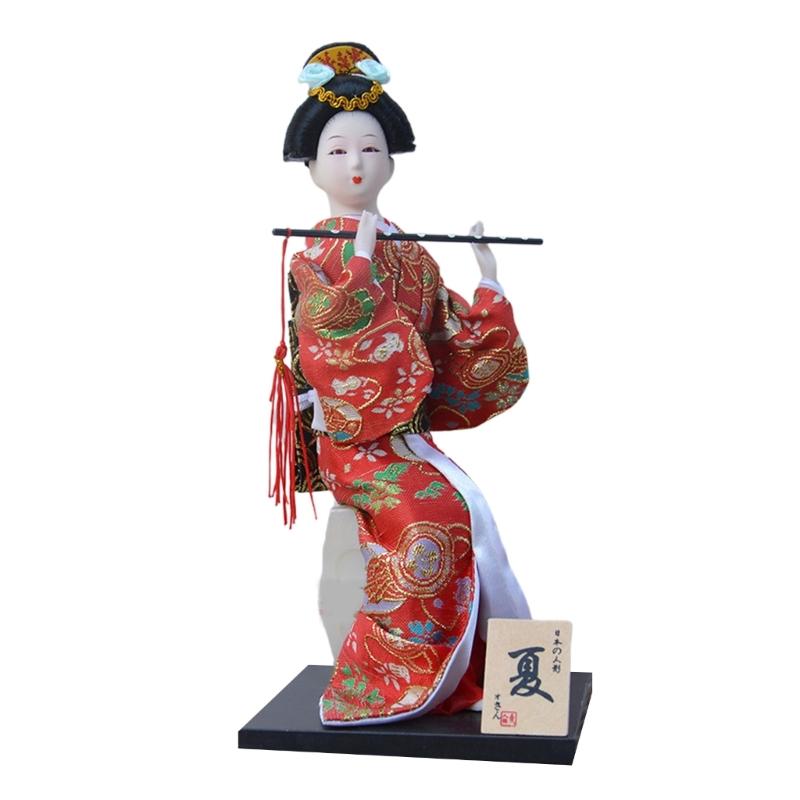 12Inch Handmade Kimono Dolls Ornamentation Ideal For Japanese Cuisines Restaurants And Home Room Authentics Decors