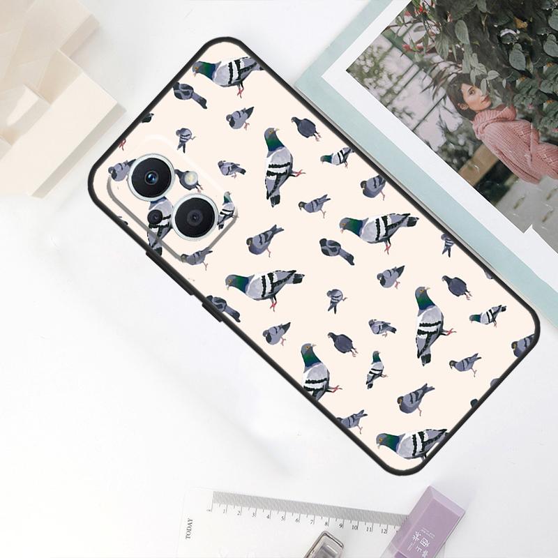 Pigeons Collage Case For OPPO Reno 10 Pro 11 F 8T 4Z 5Z 4 5 6 7 8 Lite OPPO Find X5 X6 Pro X2 X3 Lite Cover