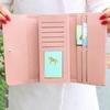 Pu Lady Faux Leather Long Purse Clutch Wallet Card