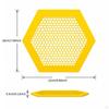 2Pcs Bee Bath Sturdy Butterfly Feeder for Thirsty Pollinator Pool Beekeeping Yellow S