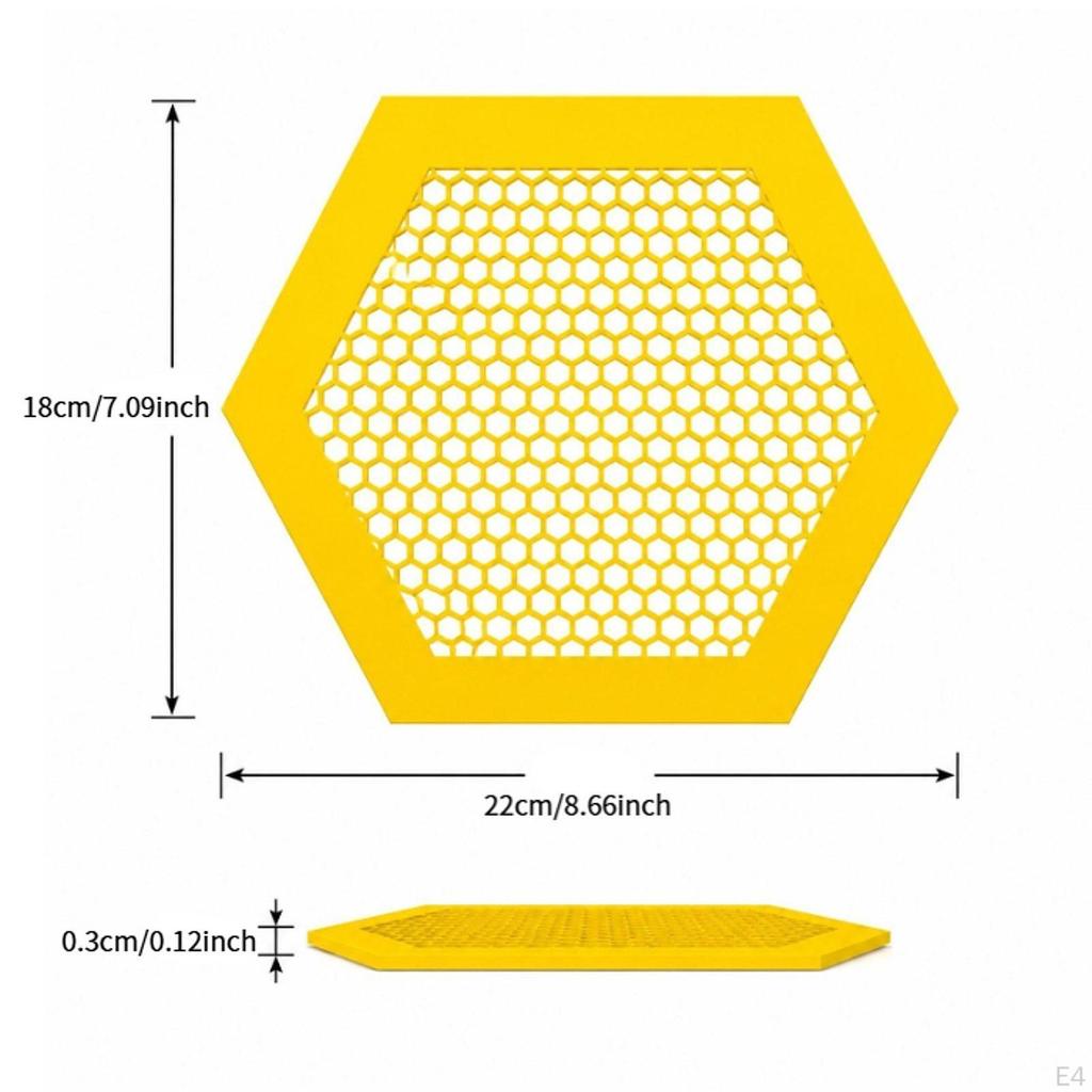 2Pcs Bee Bath Sturdy Butterfly Feeder for Thirsty Pollinator Pool Beekeeping Yellow S