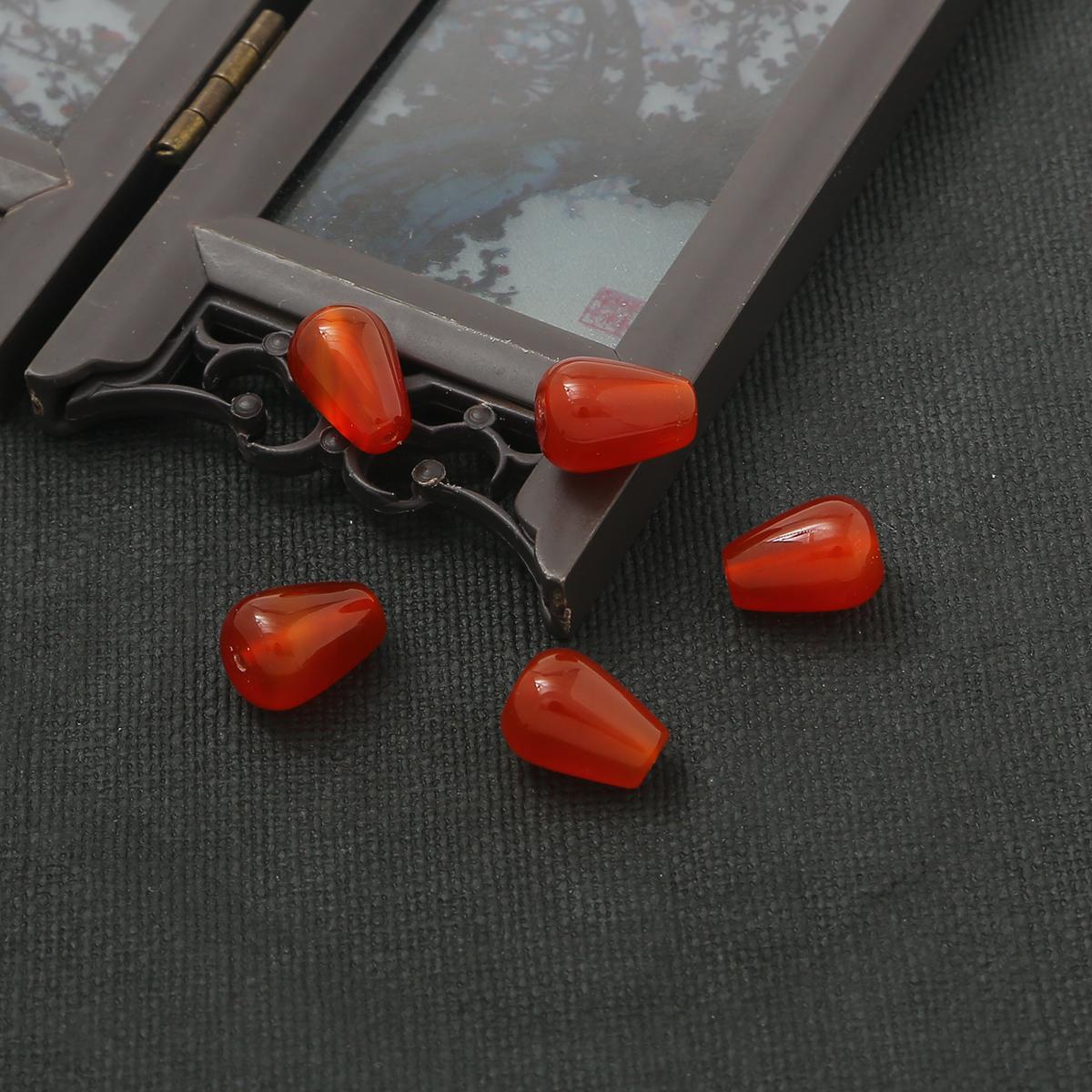 

Многоцветные бусины в форме капли воды, подвесные бусины в форме капли для DIY, ювелирные аксессуары 10x14mm 1pcs