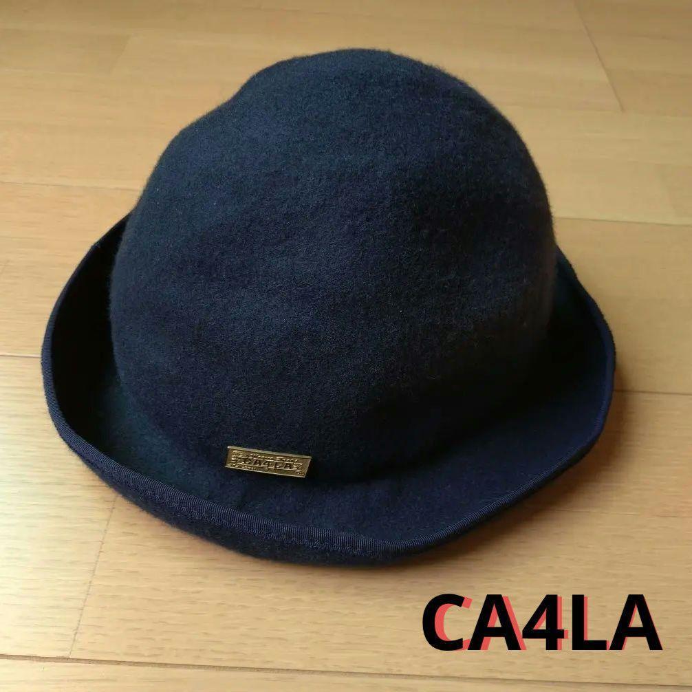 Used [Made in Japan] CA4LA Kashira Hat Hat Black Nopposan Shipping Included Stylish