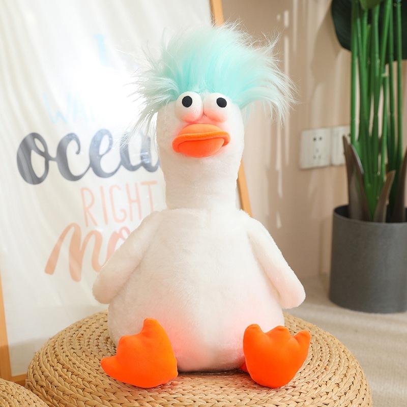 

Creative pull duck doll plush toy duckling doll children soothing rag doll girl birthday gift 40cm