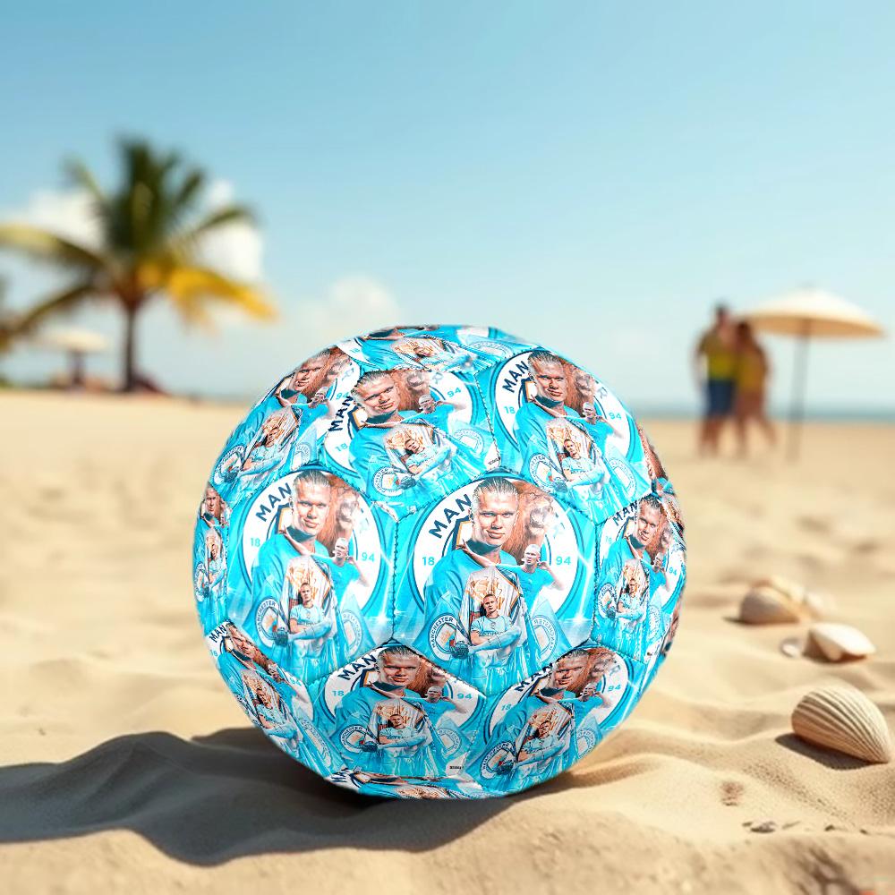 Erling Haaland Taglia 5 Pallone da Calcio Pallone da Calcio ad Alta Elasticità Per Competizioni all'Aperto Allenamento Quotidiano Gioco